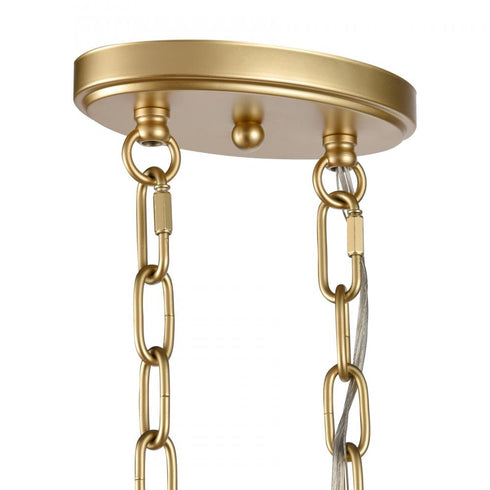 Elk Noura 46.5'' Wide 6 Light Linear Chandelier Model: 69486/6