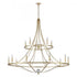 Elk Noura 60'' Wide 15 Light Chandelier Model: 69489/10+5