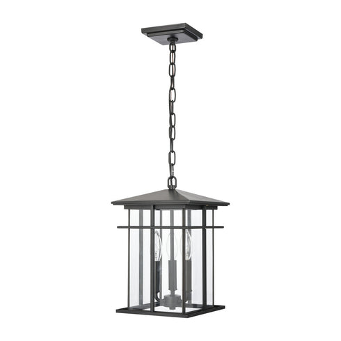Elk Oak Park HANGING in Matte Black Finish Model: 89365/3