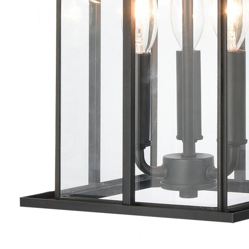 Elk Oak Park HANGING in Matte Black Finish Model: 89365/3