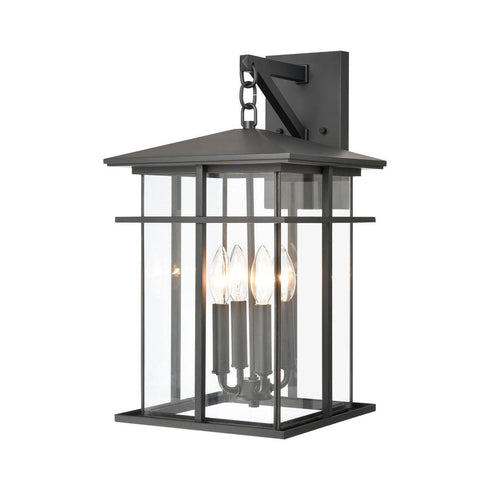 Elk Oak Park SCONCE in Matte Black Finish Model: 89362/4