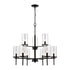 Elk Oakland CHANDELIER in Black Finish Model: CN290926
