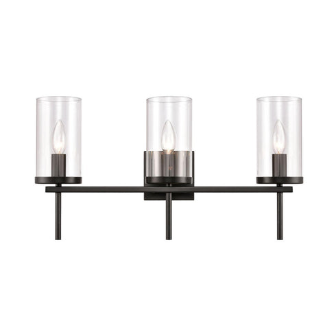 Elk Oakland VANITY LIGHT in Black Finish Model: CN290316