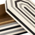 Elk Octagonal Striped Box Set of 2 in White (2 pack) (2 pack) Model: H0807-9768/S2