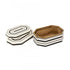 Elk Octagonal Striped Box Set of 2 in White (2 pack) (2 pack) Model: H0807-9768/S2