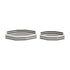 Elk Octagonal Striped Tray Set of 2 in White (2 pack) (2 pack) Model: H0807-9767/S2