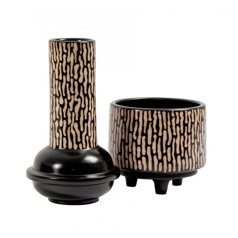 Elk Ofelia Vase Medium in Black Model: H0517-10723