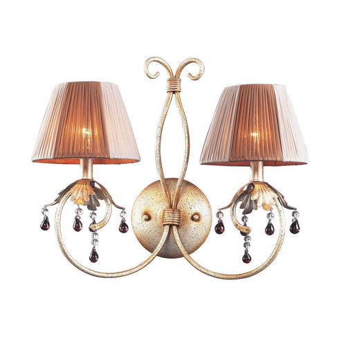 Elk Olivissa 2 Light SCONCE in Bronzed Silver Finish Model: 2701/2