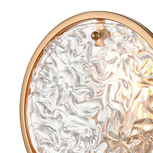 Elk Ombelle 1 Light SCONCE in Satin Brass Clear Finish Model: H018-7240