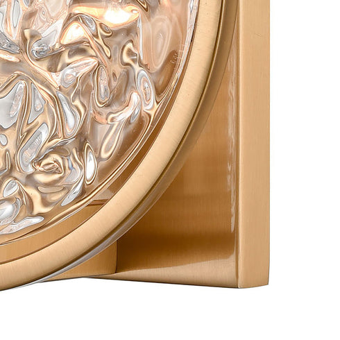Elk Ombelle 1 Light SCONCE in Satin Brass Clear Finish Model: H018-7240
