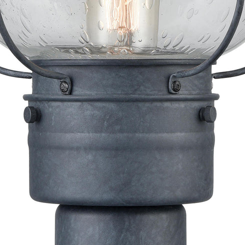 Elk Onion POST MOUNT in Aged Zinc Finish Model: 57172/1