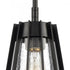 Elk Open Louvers 6.75 Inch Wide 1 Light Mini Pendant in Matte Black Model: 82114/1