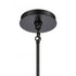 Elk Open Louvers 6.75 Inch Wide 1 Light Mini Pendant in Matte Black Model: 82114/1