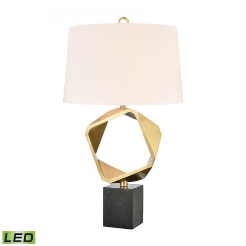 Elk Optical 32 Inch High 1 Light Table Lamp in Brass Includes LED Bulb Model: H0019-9595-LED