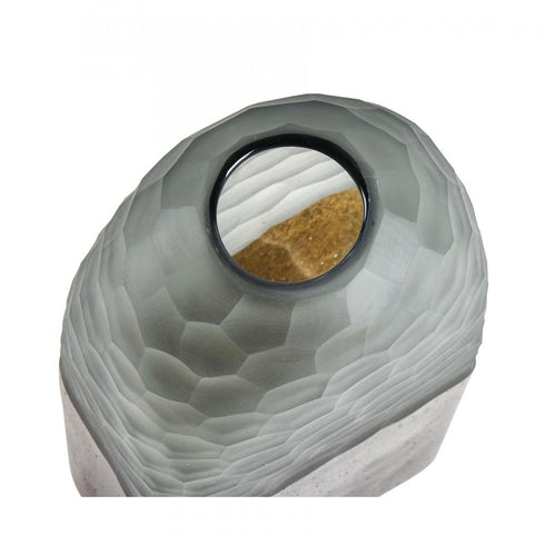 Elk Oreja VASE JAR BOTTLE in Smoke Gray Finish Model: S0047-8068