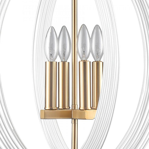 Elk Orme 27 Inch Wide 4 Light Pendant in White Model: H0018-10357