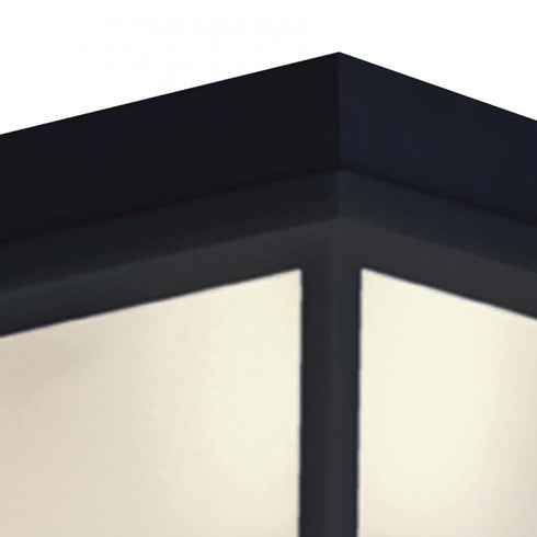 Elk Outdoor Essentials 1 Light FLUSH MOUNT in Black Finish Model: SL7577