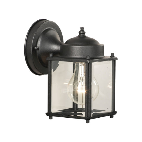 Elk Outdoor Essentials 1 Light SCONCE in Black Finish Model: SL94697