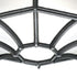 Elk Outdoor Essentials FLUSH MOUNT in Black Finish Model: SL7457