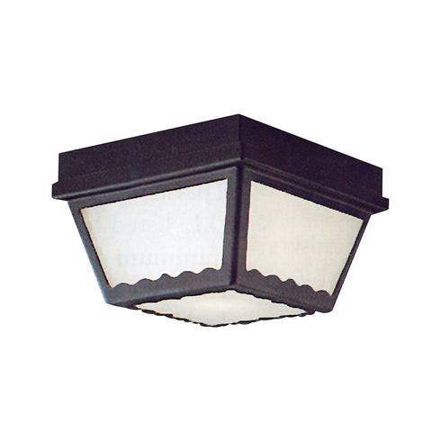 Elk Outdoor Essentials FLUSH MOUNT in Black Finish Model: SL7597