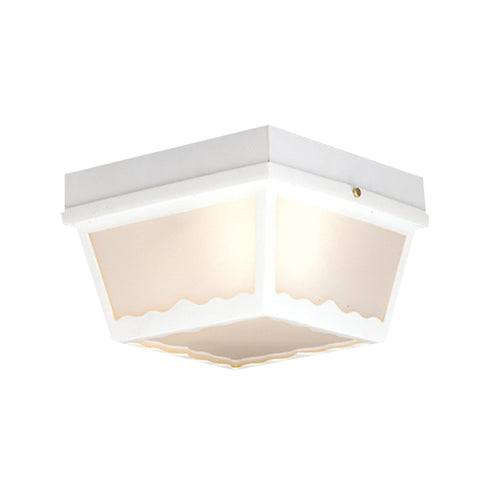 Elk Outdoor Essentials FLUSH MOUNT in White Finish Model: SL7598