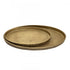 Elk Oval Pebble Tray Set of 2 Brass in Antique Brass Finish Model: H0807-10655/S2