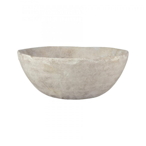 Elk Pantheon Bowl in Aged White Model: S0017-11252