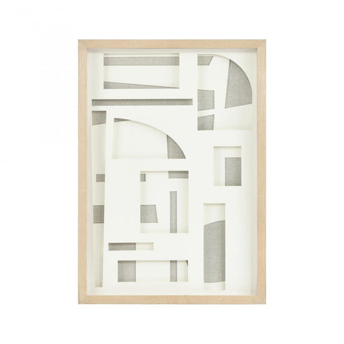 Elk_discontinued Paper Shadowbox Paper I Dimensional Wall Art in Neutral Model: H0036-11939