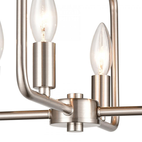 Elk Park Slope FLUSH MOUNT in Brushed Nickel Finish Model: CN330482