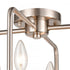 Elk Park Slope FLUSH MOUNT in Brushed Nickel Finish Model: CN330482