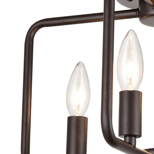 Elk Park Slope FLUSH MOUNT in Oil Rubbed Bronze Finish Model: CN330481