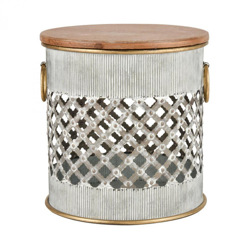 Elk Parla STOOL in Galvanized Finish Model: S0037-8093/S2