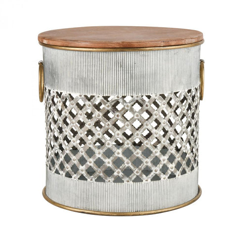 Elk Parla STOOL in Galvanized Finish Model: S0037-8093/S2