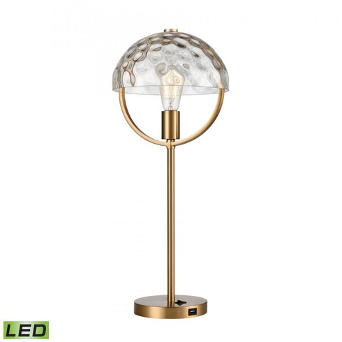 Elk Parsons Avenue 24 Inch High 1 Light Desk Lamp in Aged Brass Model: S0019-9562