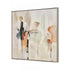 Elk Pastel Abstract Framed Wall Art in Ivory Finish Model: S0016-10170