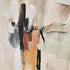 Elk Pastel Abstract Framed Wall Art in Ivory Finish Model: S0016-10170