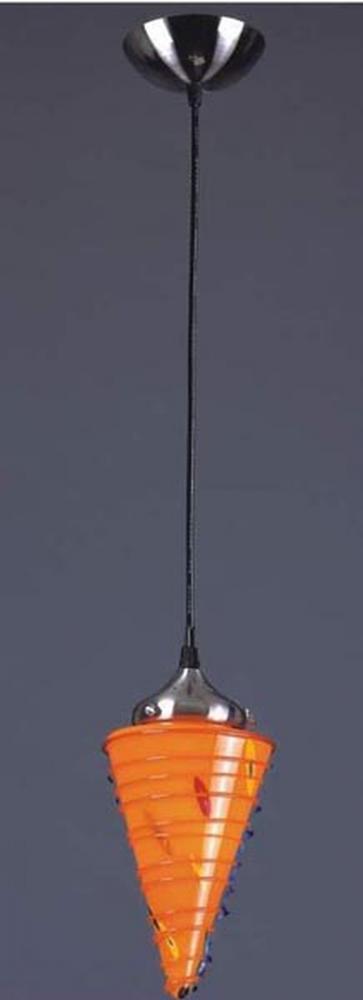 Elk Pazzo Collection Wild Orange 1 Light Pendant in Dark Rust Finish Model: 120-1O