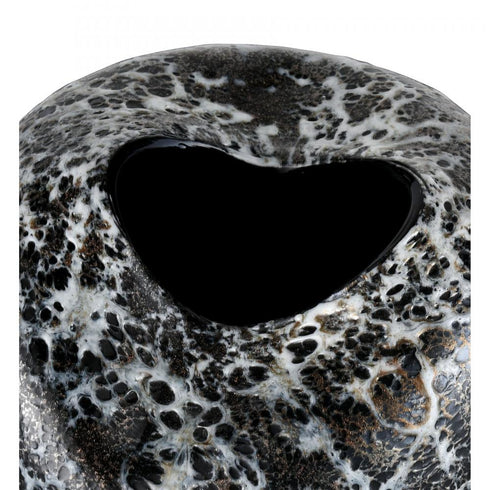 Elk Pedraza VASE JAR BOTTLE in Marbled Black Finish Model: S0047-8069