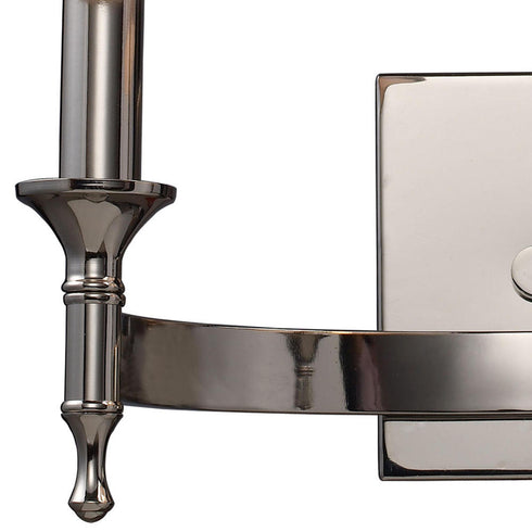 Elk Pembroke SCONCE in Polished Nickel Finish Model: 10122/2