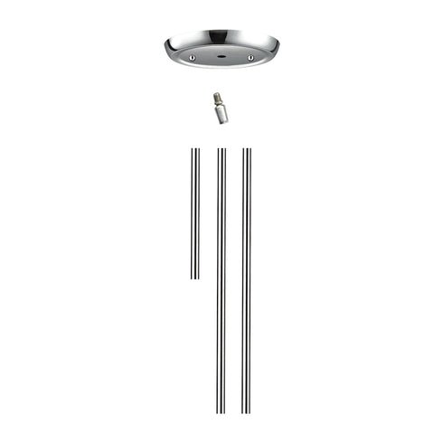 Elk Pendant Options Illuminare Accessories Rod Kit (1 6 inch 2 12 inch extensions) in Chrome Model: ROD KIT-CHR