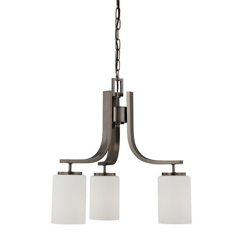 Elk Pendenza 3 Light CHANDELIER in Oiled Bronze Finish Model: SL806815
