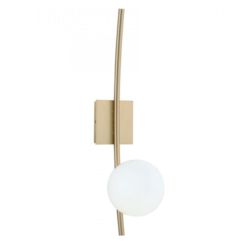 Elk Perch 24 Inch High 1 Light Sconce in Satin Brass Model: 9681-SB-OP