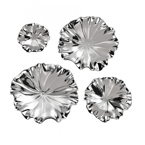 Elk Petal Bowl Set of 4 in Silver Model: H0017-10428/S4