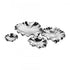 Elk Petal Bowl Set of 4 in Silver Model: H0017-10428/S4