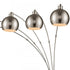 Elk Peterborough 5 Light Floor Lamp in Polished Nickel Finish Model: 77102