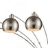 Elk Peterborough 5 Light Floor Lamp in Polished Nickel Finish Model: 77102