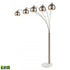 Elk Peterborough 85.5 Inch High 5 Light Floor Lamp in Polished Nickel Includes LED Bulbs Model: 77102-LED
