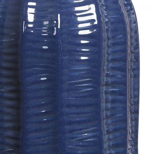 Elk Philip VASE JAR BOTTLE in Navy Finish Model: 857-230
