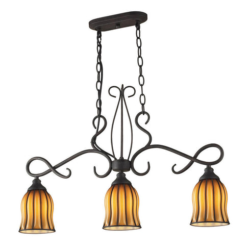 Elk Phoenix ISLAND LIGHT in Dark Rust Finish Model: 1606/3