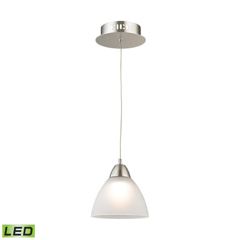 Elk Piatto 1 Light MINI PENDANT in Satin Nickel Finish Model: LCA301-10-16M